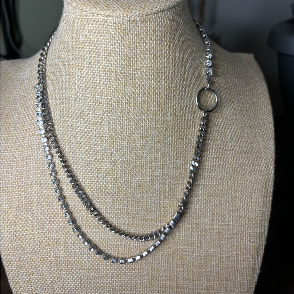 Justine Clenquet Rhinestone Necklace